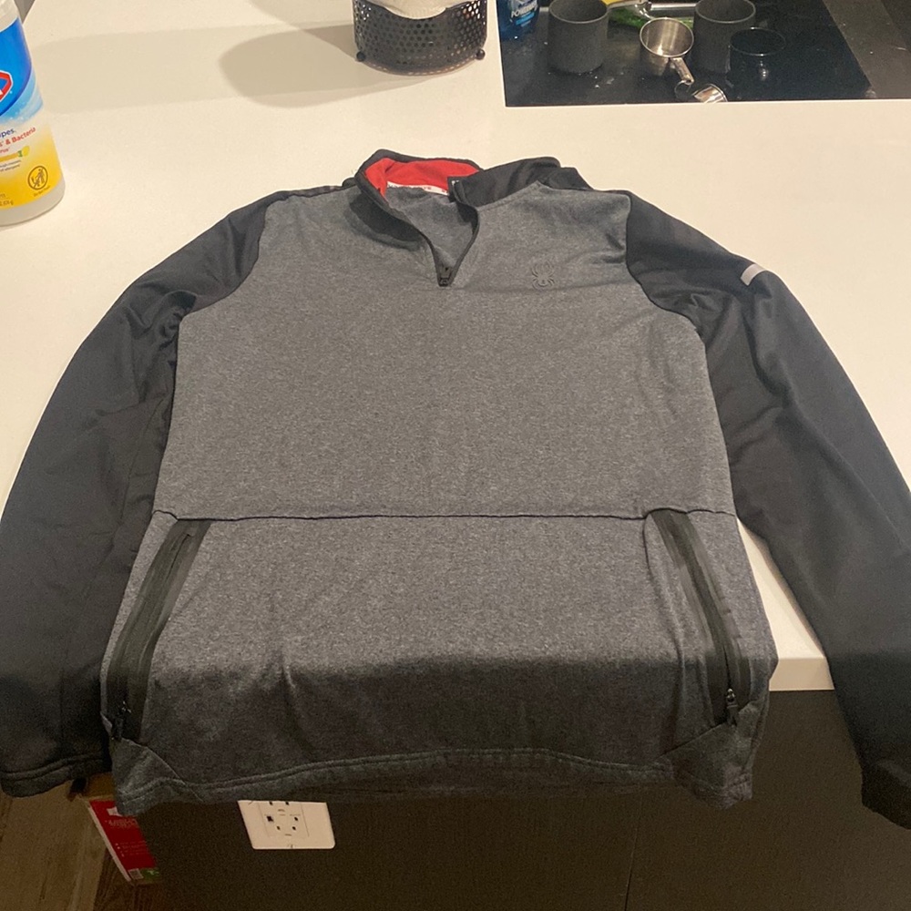 Spyder Overshirt zip up. Size Medium